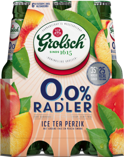 Grolsch 0.0% Radler Ice Tea Perzik